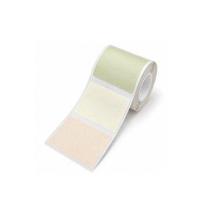 Etiketter Hjärtan natur - 50 x 43 mm (165-pack)