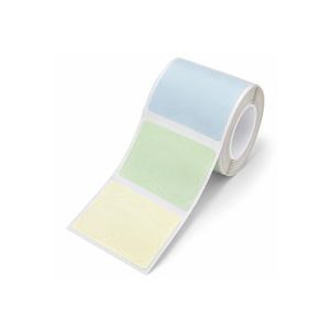 Etiketter Hjärtan pastell - 50 x 43 mm (165-pack)