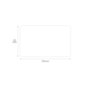 Vita etiketter 50*30 mm, 230 st (M2)