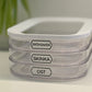 White Labels 40*20 mm, 320 stk