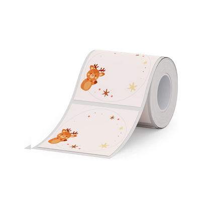 Rund flerfarget 41 x 41 mm