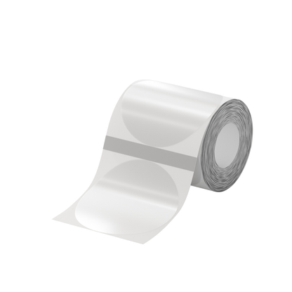 Runda transparenta etiketter - 50 mm (140-pack)